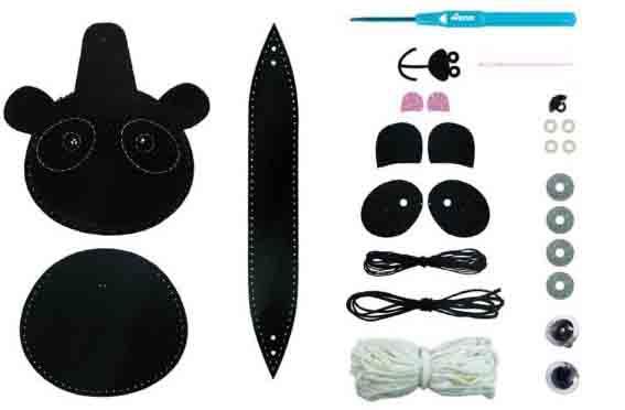 Kreativni set MOJA PRVA PLIŠANA TORBA - PANDA 