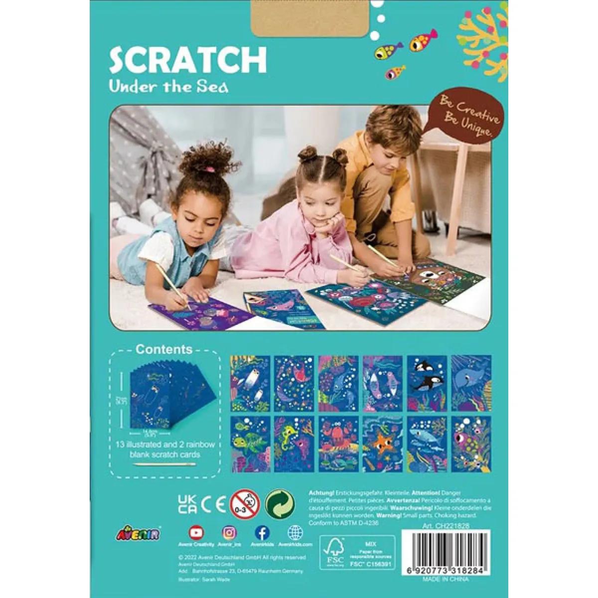 Kreativni set A5 SCRATCH BOOK - U MORU 