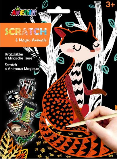 Kreativni set SCRATCH 4 MAGIC -ŽIVOTINJE 