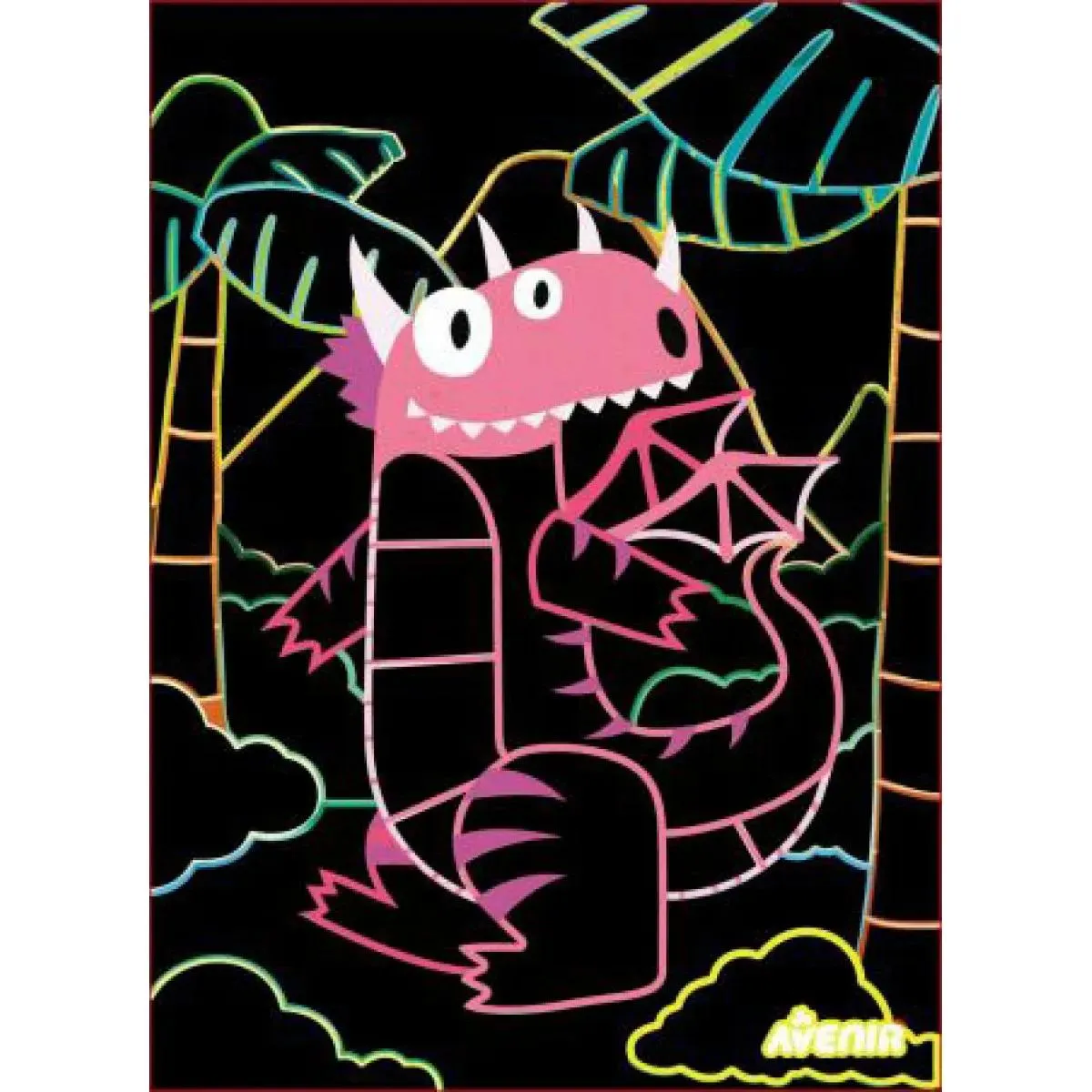 Kreativni set SCRATCH 4 MAGIC - ZMAJEVI 