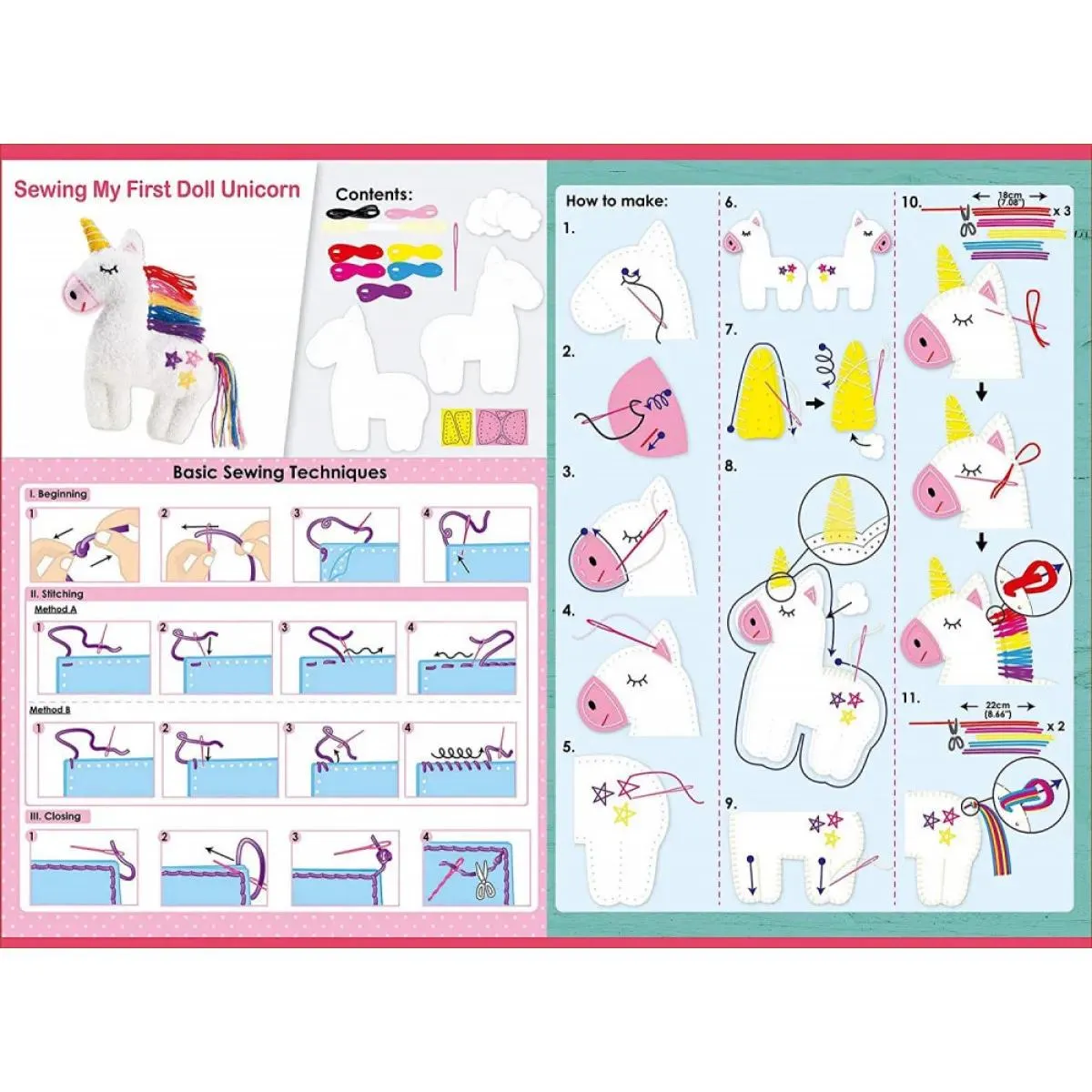 Kreativni set - šivenje UNICORN 