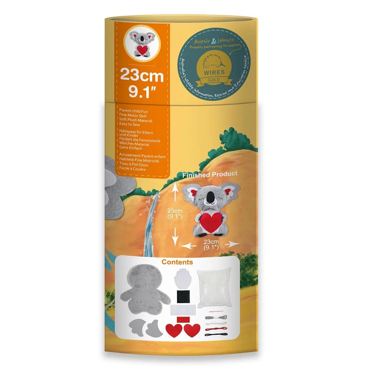 Kreativni set - šivenje KOALA WITH HEART 