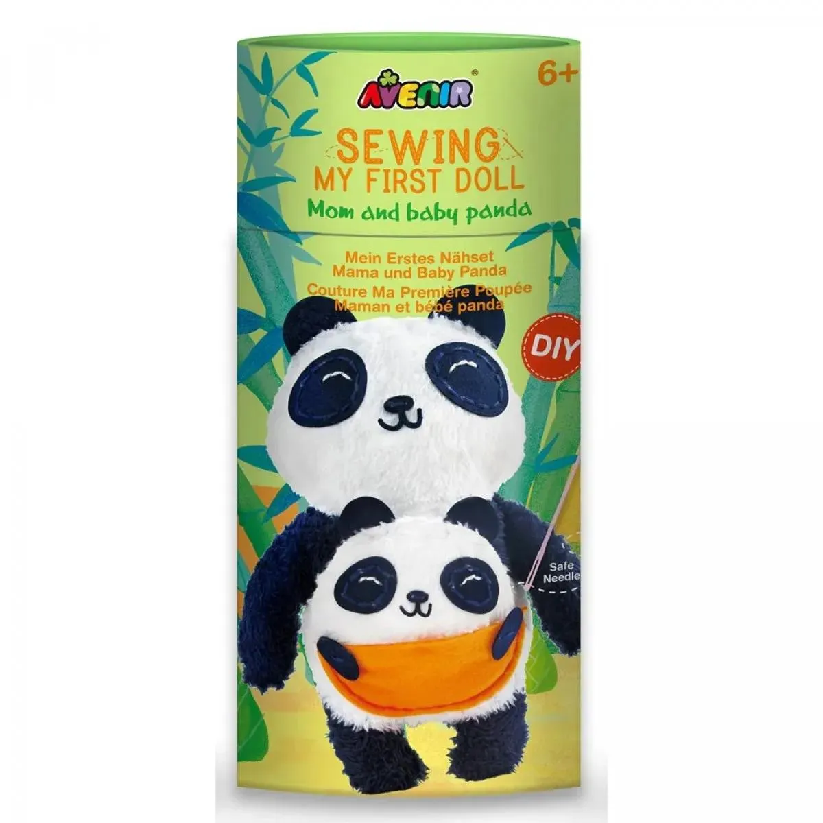 Kreativni set - šivenje MOM AND BABY PANDA 