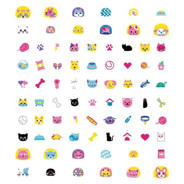 Stikeri za nokte LJUBIMCI 