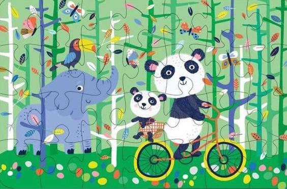 Puzzle za decu PANDA -28kom 