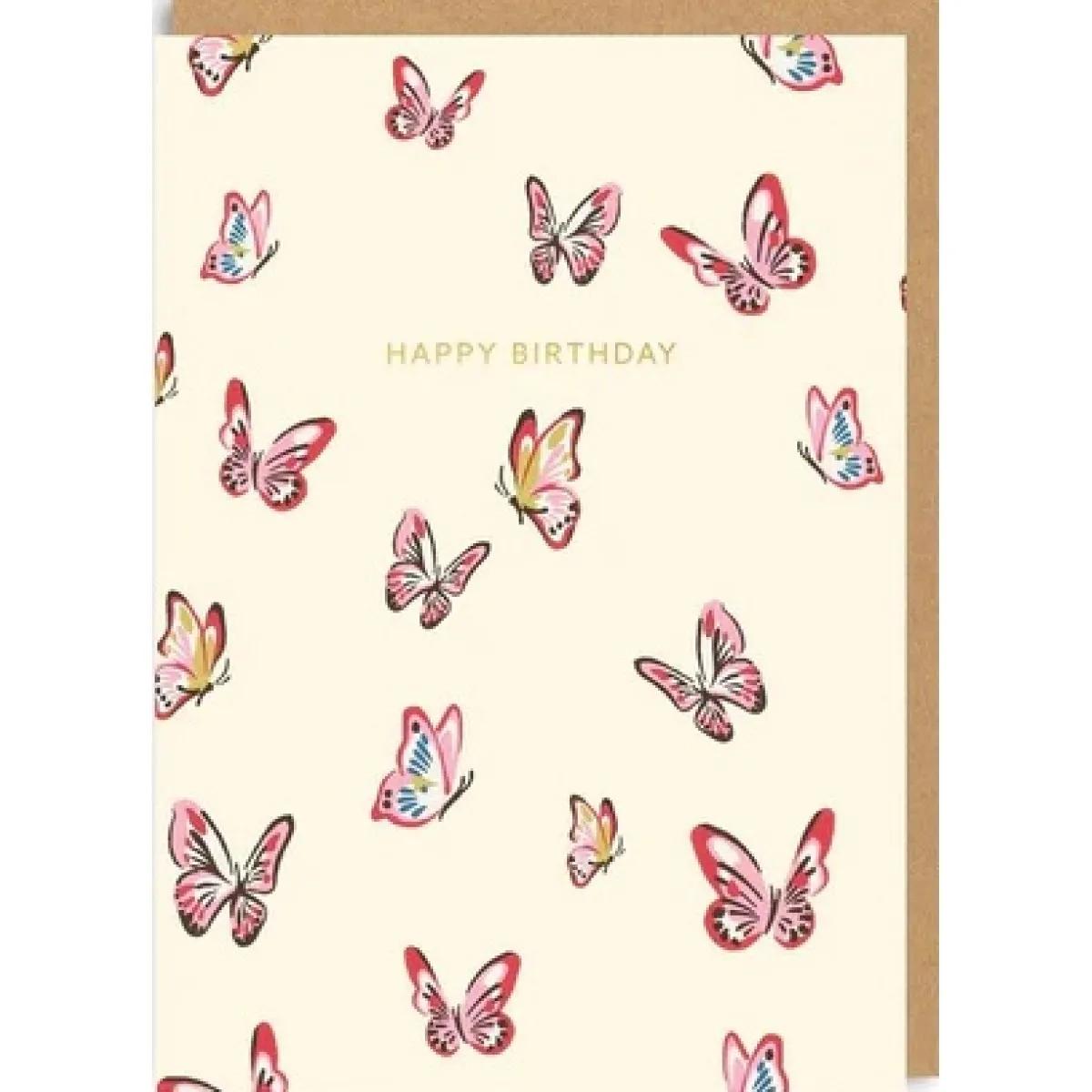 Rođendanska čestitka BUTTERFLIES 