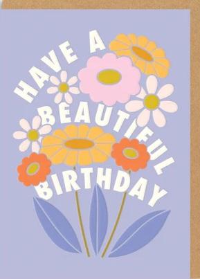 Rođendanska čestitka HAVE A BEAUTIFUL BIRTHDAY 