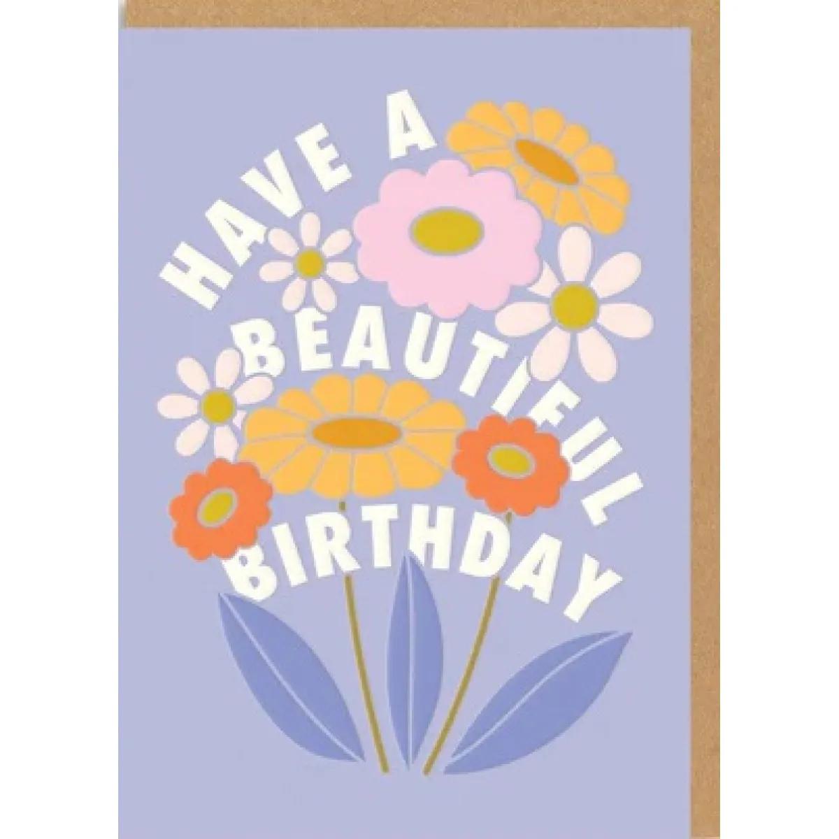 Rođendanska čestitka HAVE A BEAUTIFUL BIRTHDAY 