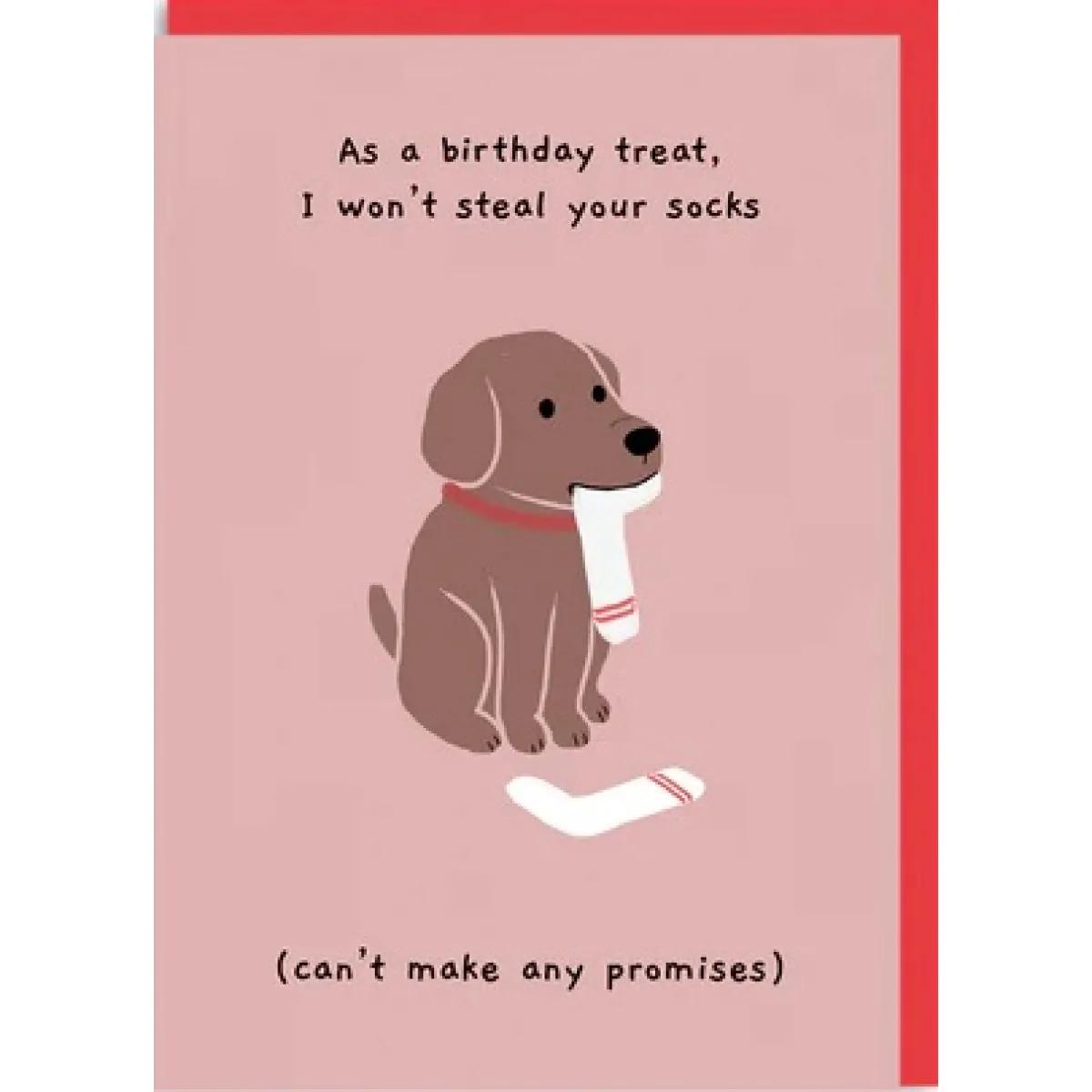 Rođendanska čestitka STEAL YOUR SOCK 