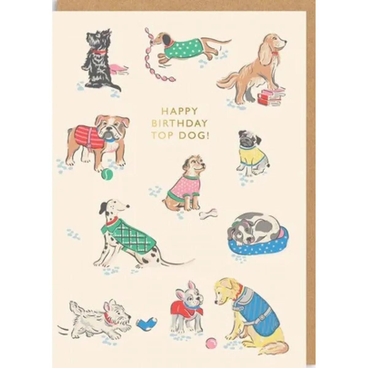 Rođendanska čestitka  HAPPY BIRTHDAY TOP DOG 