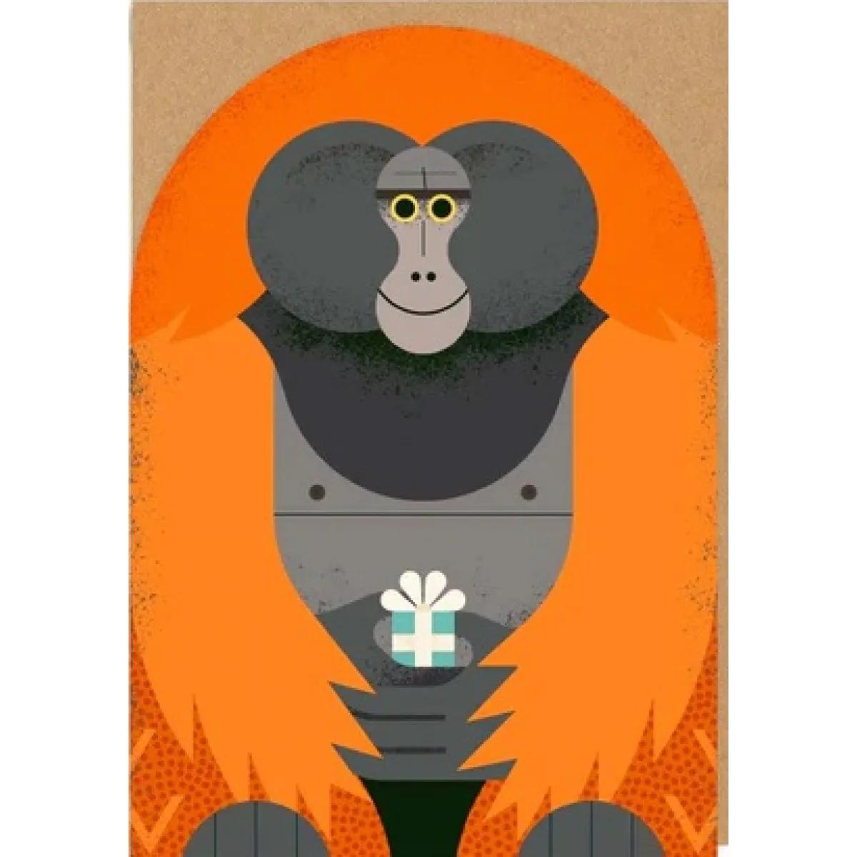 Rođendanska čestitka ORANGUTAN 