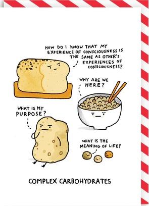 Čestitka COMPLEX CARBOHYDRATES 