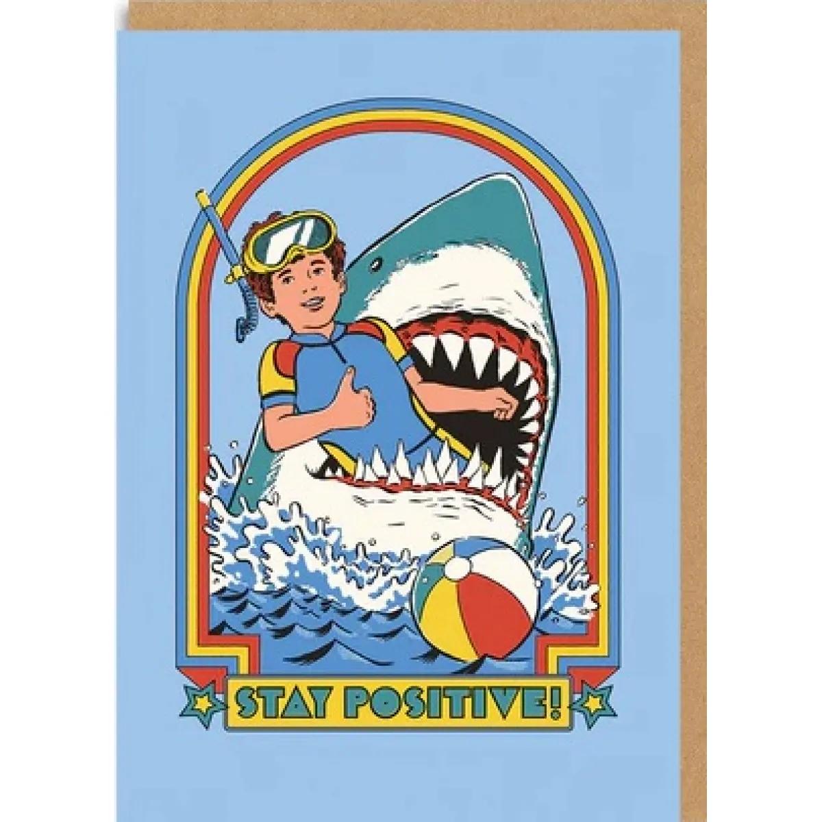 Čestitka STAY POSITIVE 