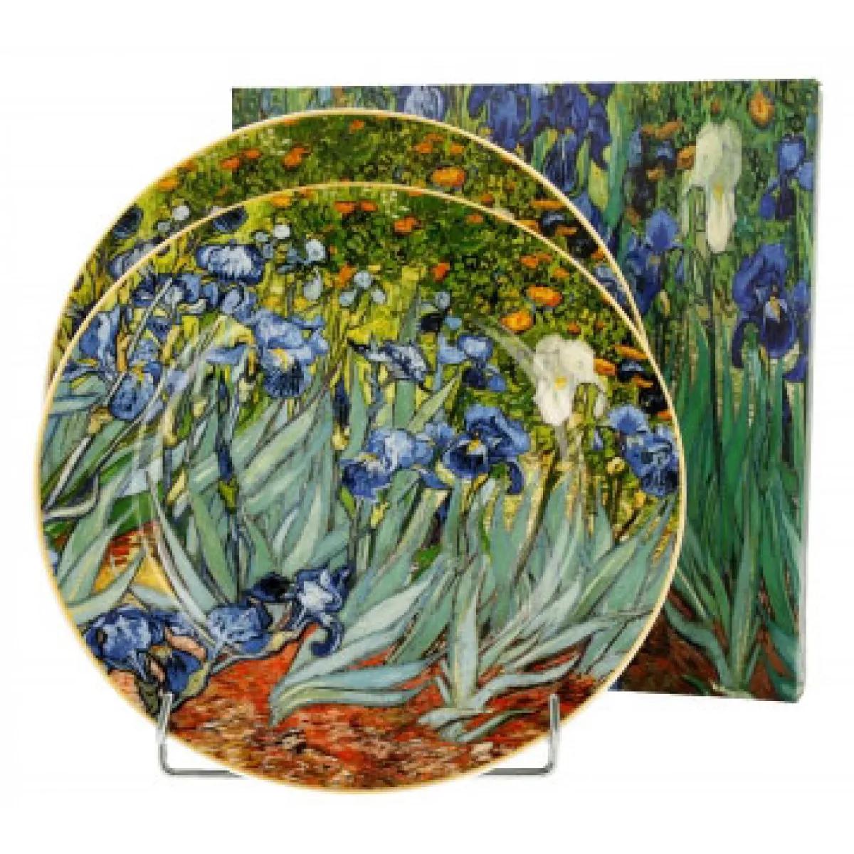 Set dva dezertna tanjira IRISES - VAN GOGH - 19,2cm 