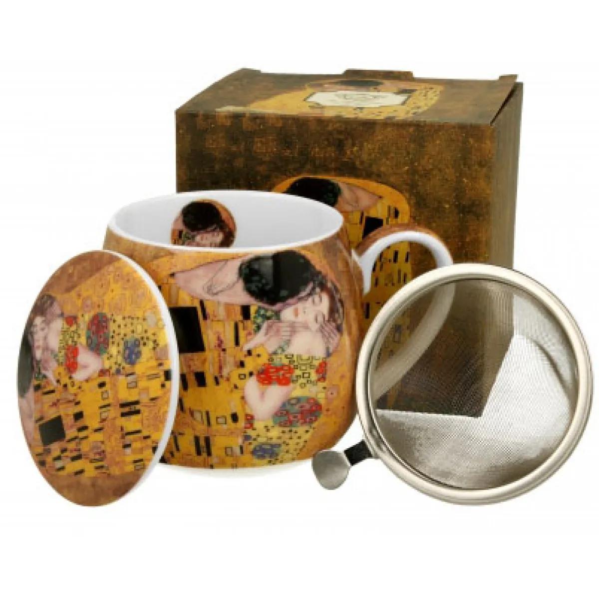 Šolja sa infuzerom THE KISS CLASSIC GUSTAV KLIMT - 430ml 