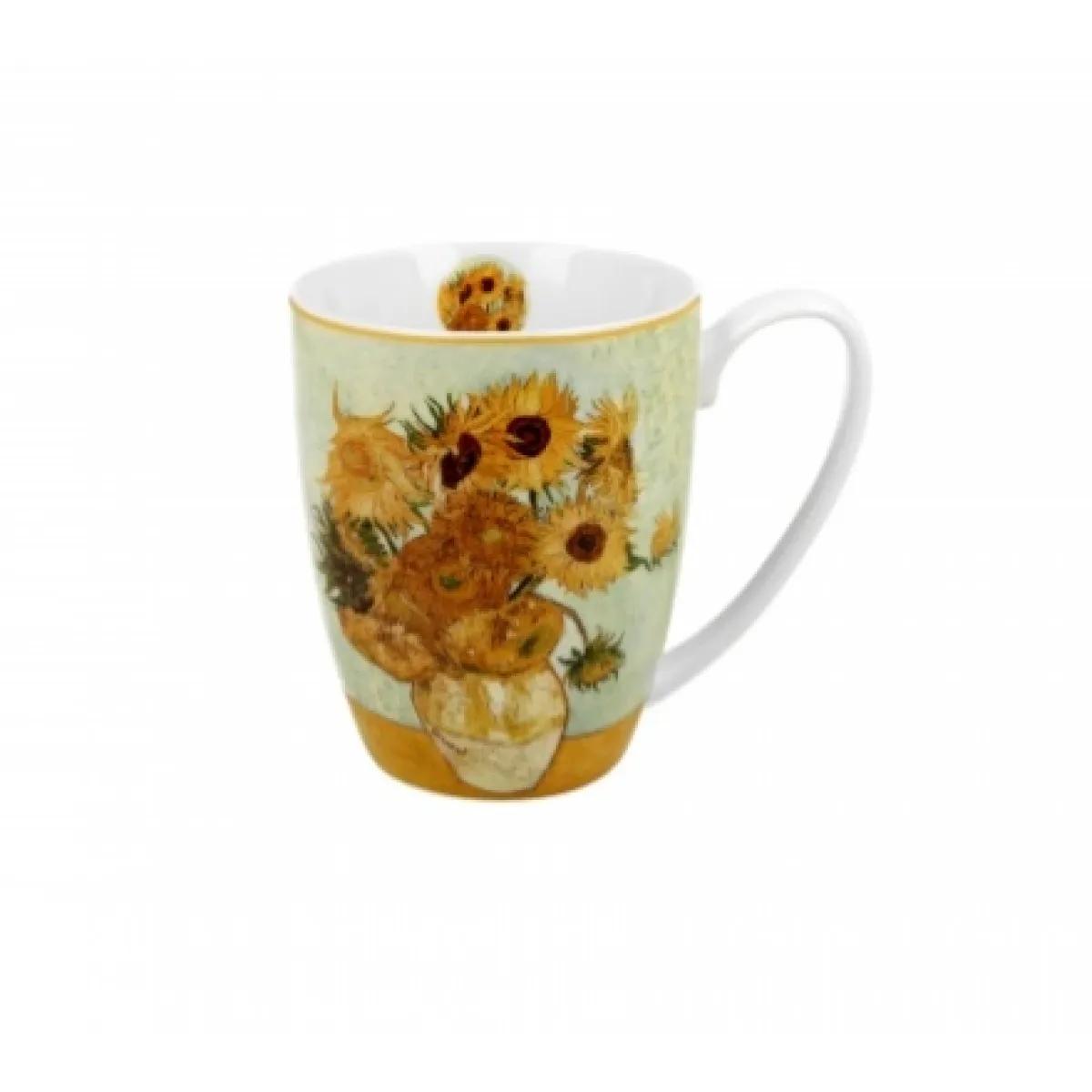 Velika porcelanska šolja SUNCOKRETI VAN GOGH - 380ml 