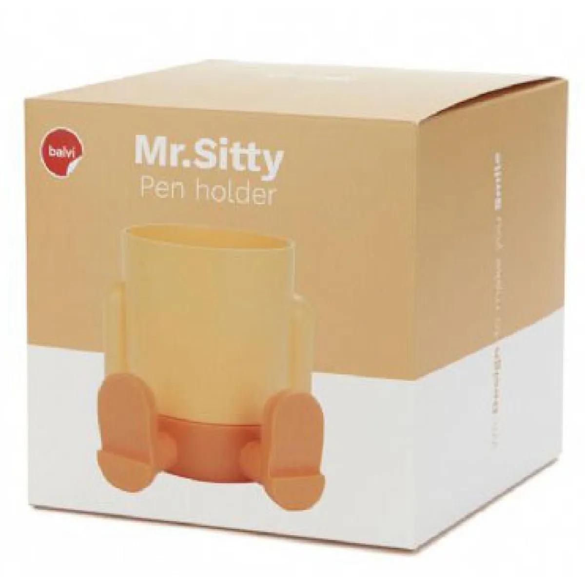 Čaša za olovke ORANŽ ČOVEČULJAK 