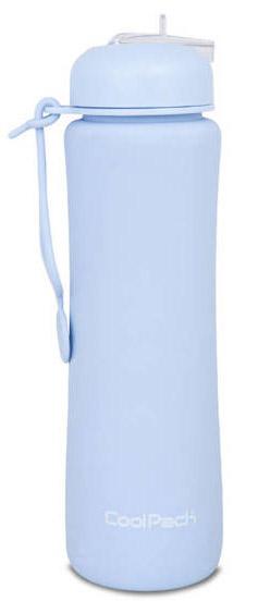 Silikonska flašica za vodu PASTEL BLUE 600 ML 