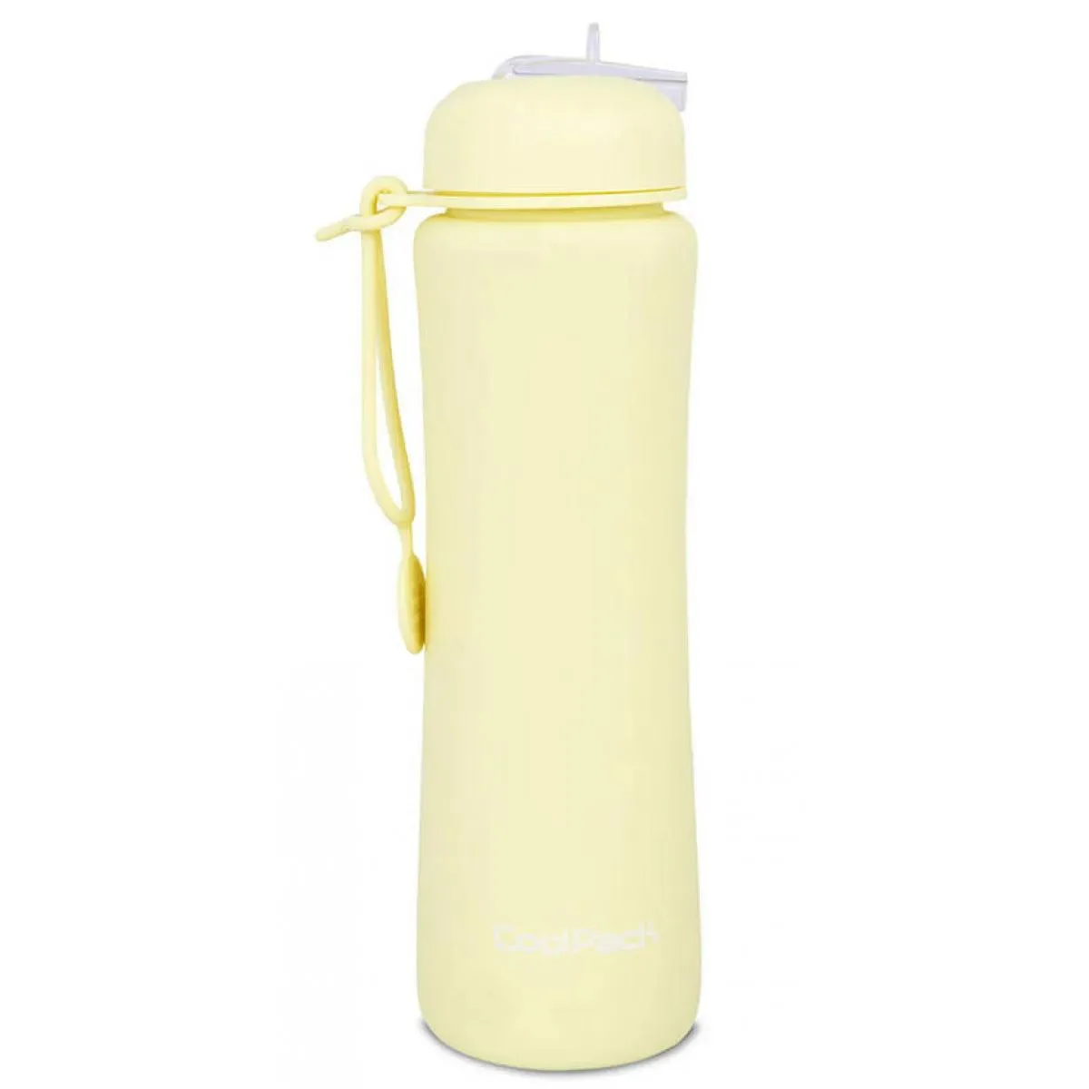 Silikonska flašica za vodu ŽUTA - 600ml 