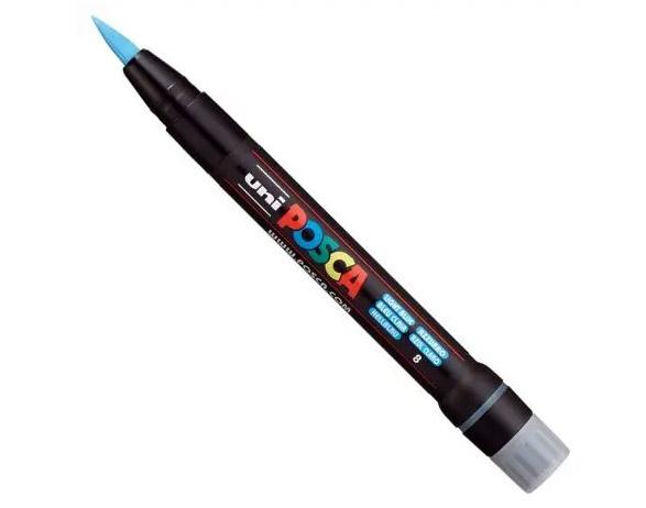 MARKER POSCA SA ČETKICOM ROZE 