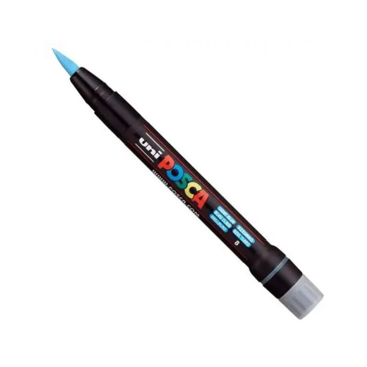 MARKER POSCA SA ČETKICOM ROZE 