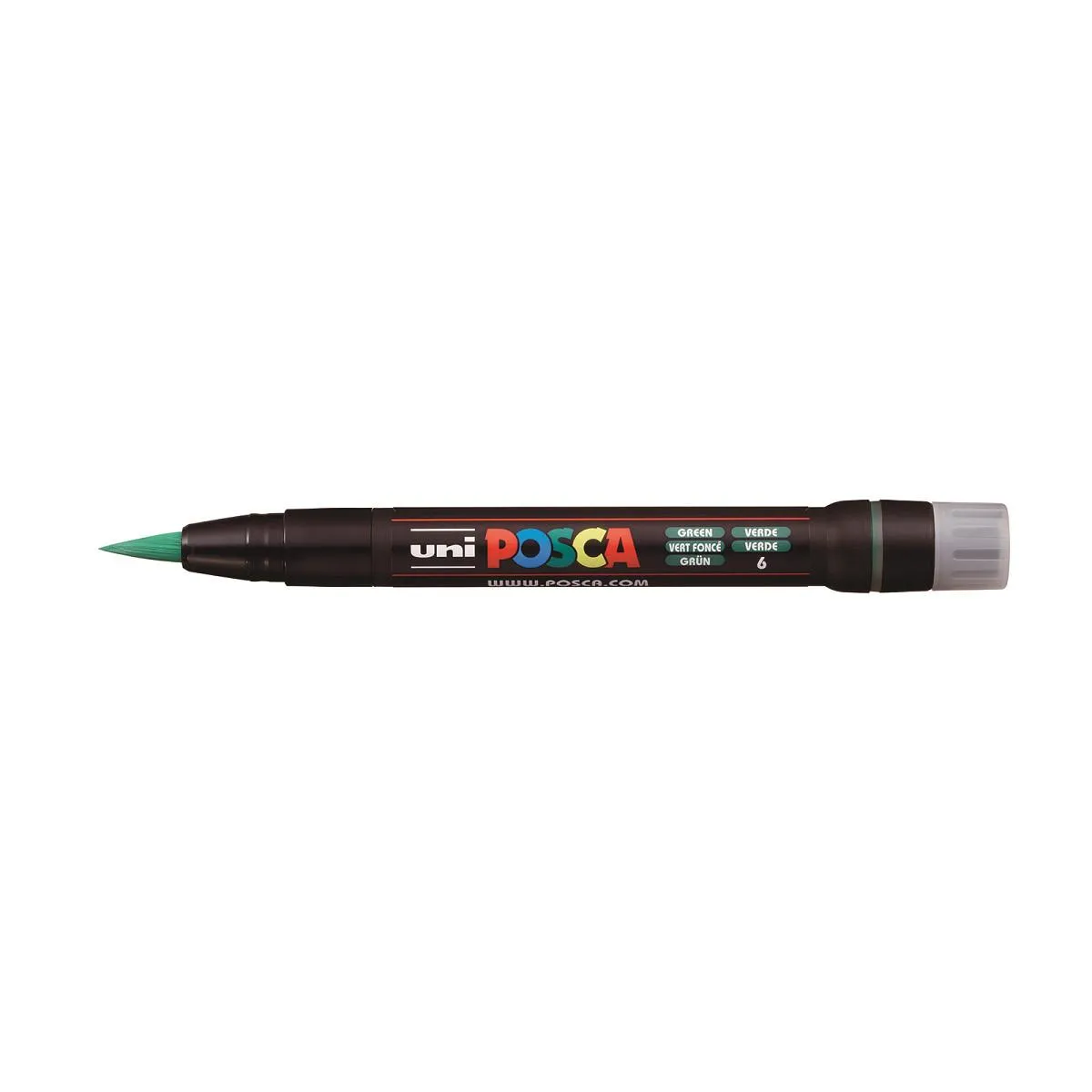 MARKER POSCA SA ČETKICOM ZELENI 