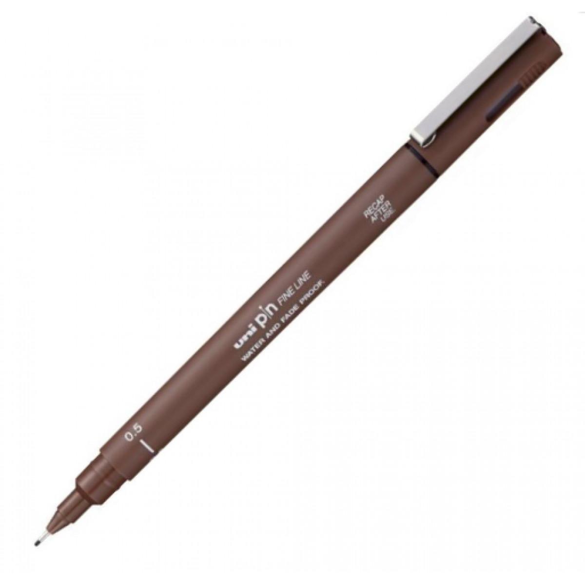 MARKER PIN 0.5mm BRAON 