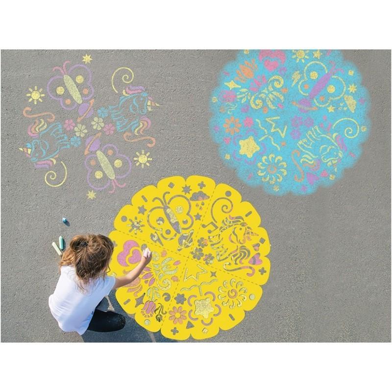 Krede u boji OUTDOOR MANDALA 6 kom 