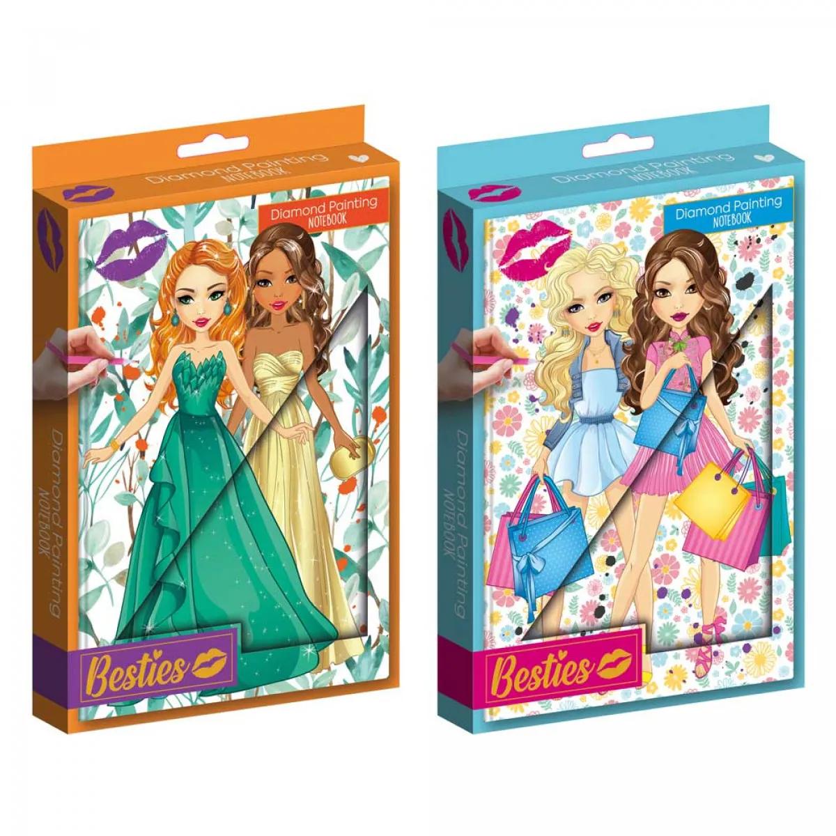 Slikanje cirkonima DIAMOND PAINTING 15x20 cm (dva motiva) 