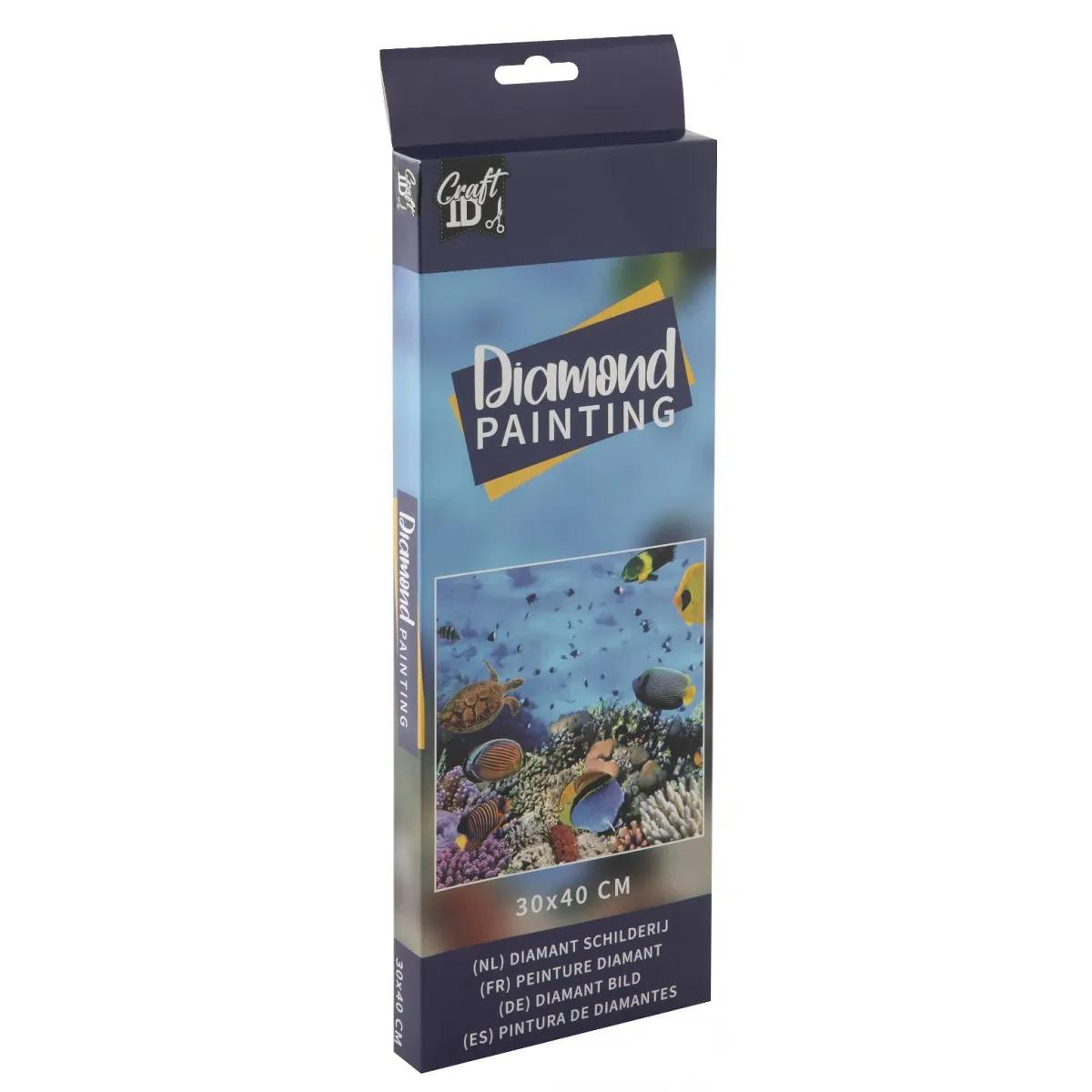 Slikanje cirkonima DIAMOND PAINTING 30x40 cm Podvodni svet 