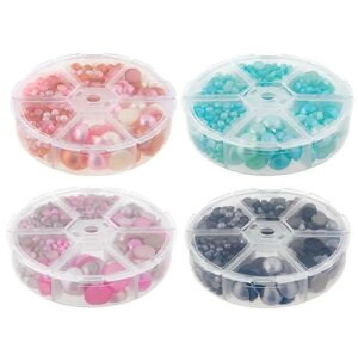 Perlice za ukrašavanje 6 veličina u kutiji - ČETIRI VRSTE 