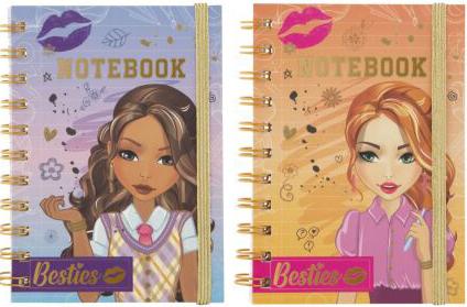 Notes A6 - 60 listova BESTIES / DVE VRSTE 