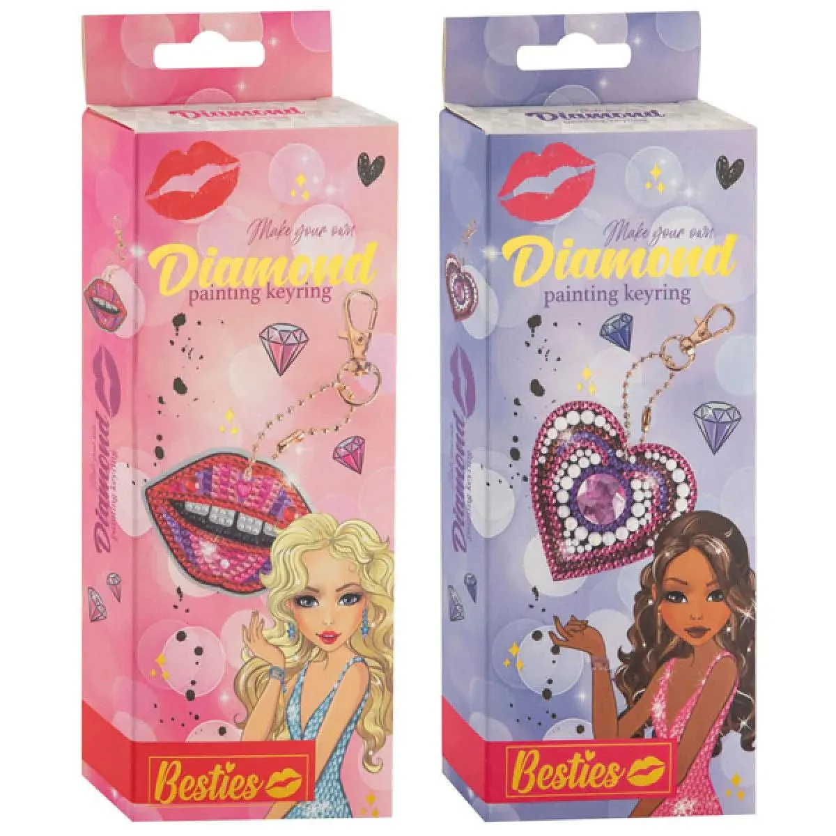 Kreativni set DIAMOND PAINTING -PRIVEZAK / 2 VRSTE 