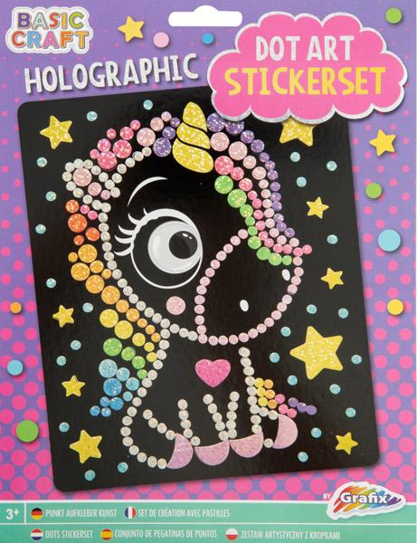 Stikeri HOLOGRAPHIC DOT 22x18cm / TRI VRSTE 