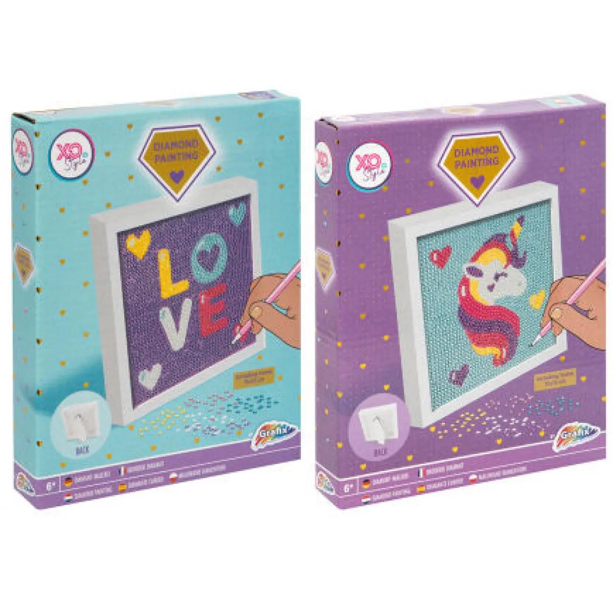 Kreativni set DIAMOND PAINTING LOVE 15x15cm / DVE VRSTE 