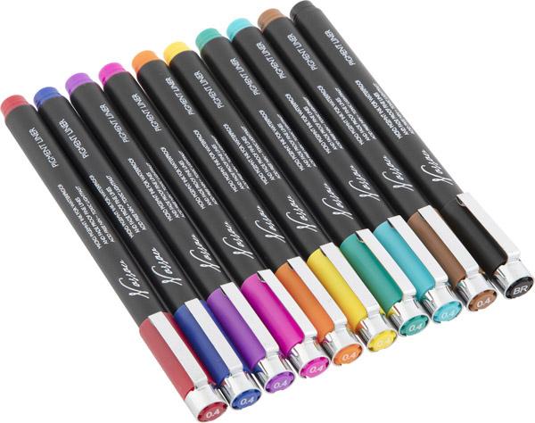 Set 10 markera za crtanje u boji FINELINERS 0,4mm 