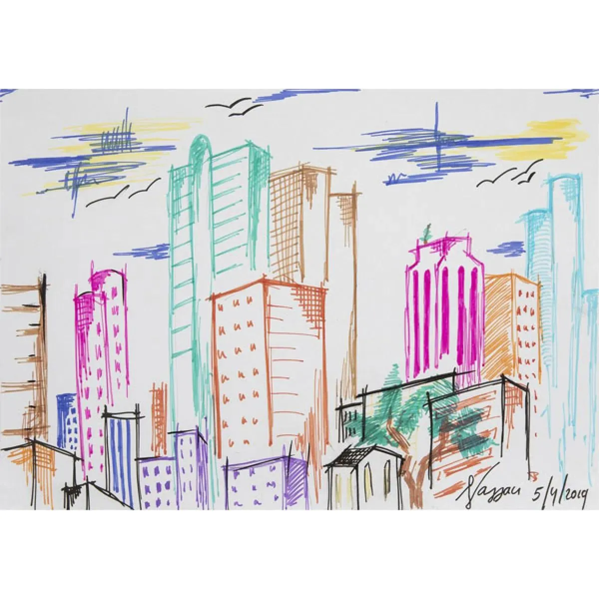 Set 10 markera za crtanje u boji FINELINERS 0,4mm 