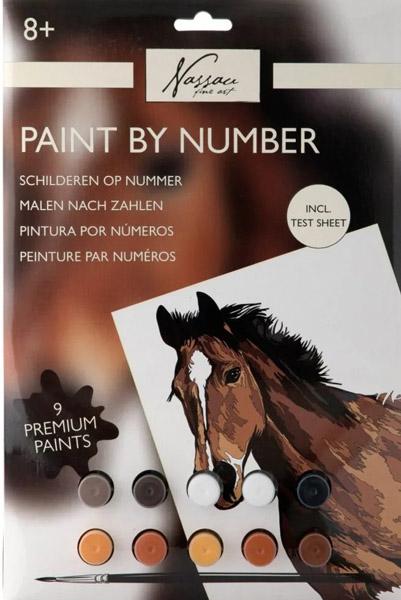 Kreativni set OBOJI PO BROJEVIMA - KONJ 