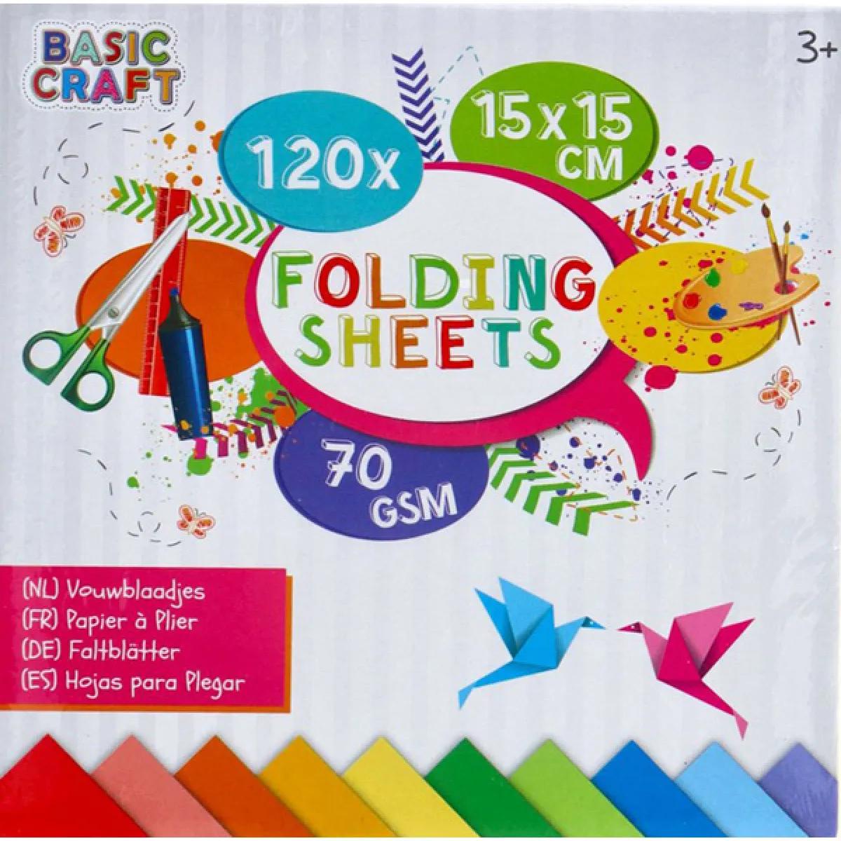 Kolaž papir 15x15cm 120 listova 