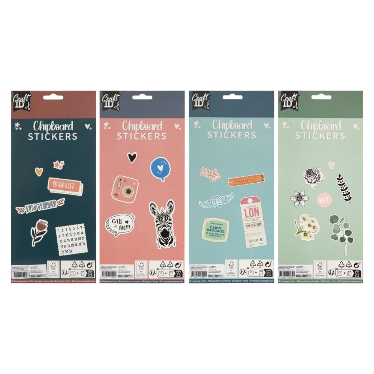 Set stikera sa ukrasnom folijom GRAFIX (4 vrste) 