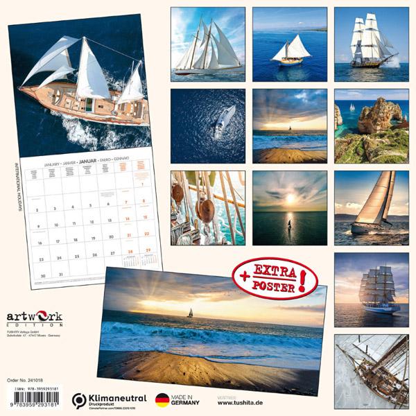 Zidni kalendar SAILING / SEGELN 2024 