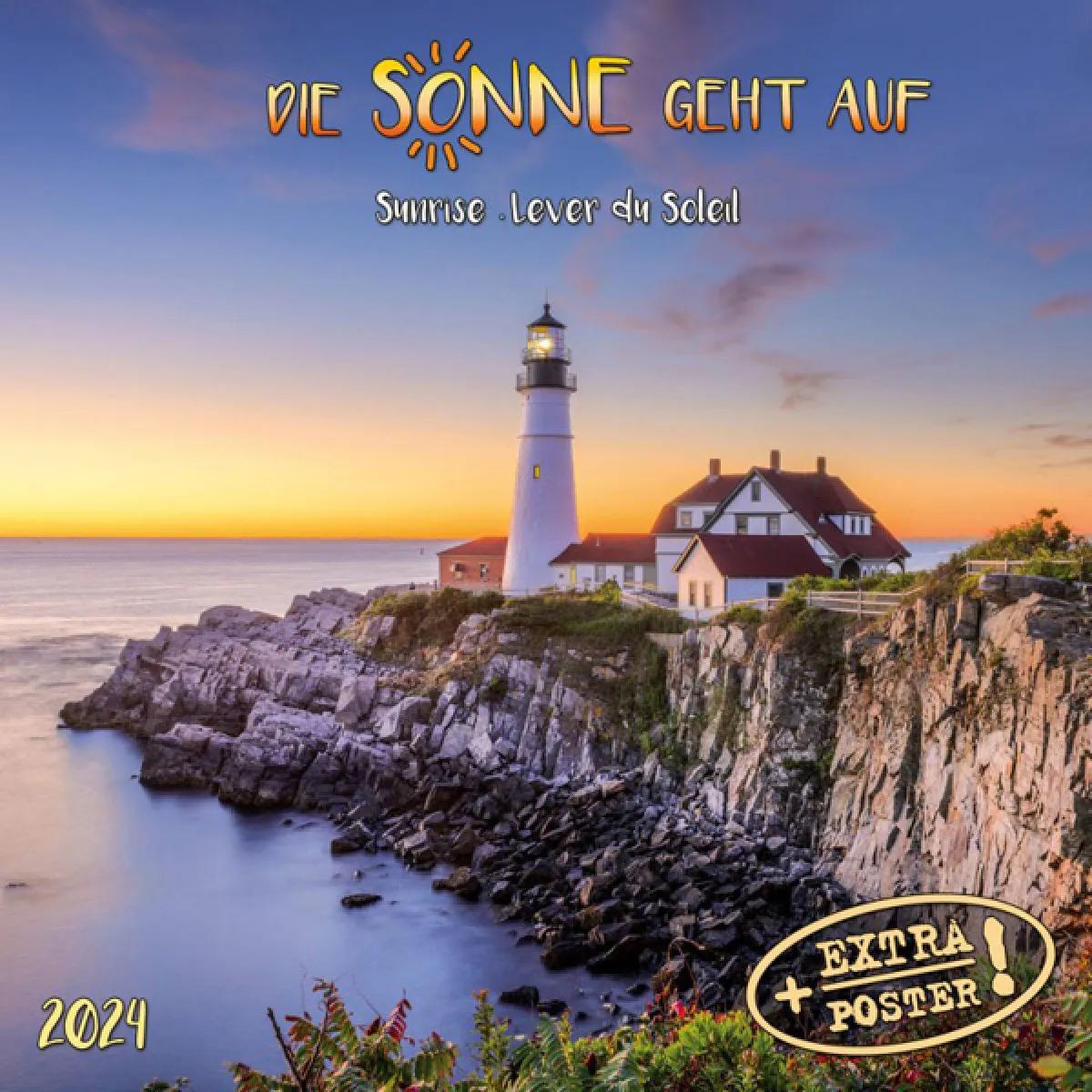 Zidni kalendar DIE SONNE GEHT AUF 2024 