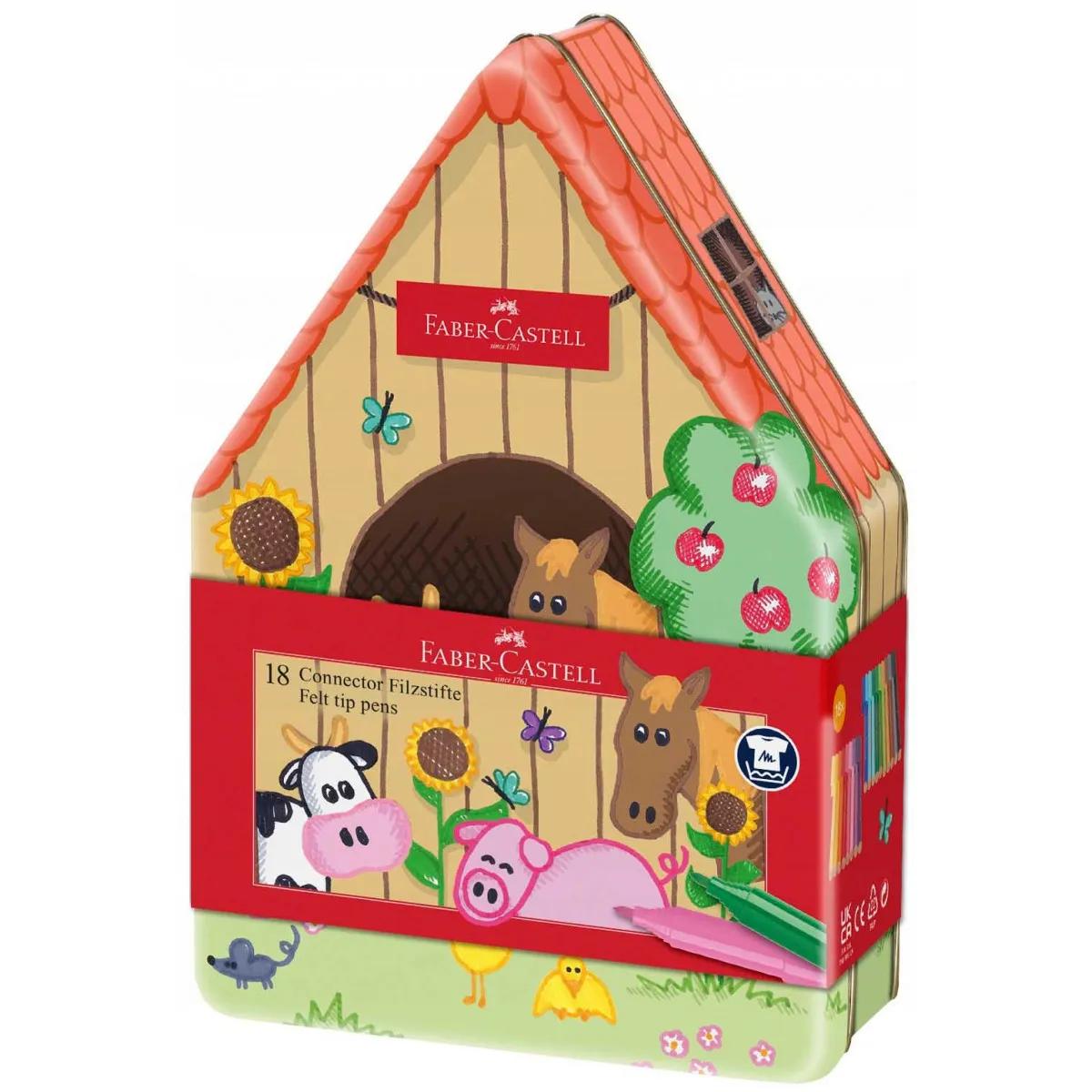 Flomaster FABER CASTELL Connector farmhouse 1/18 