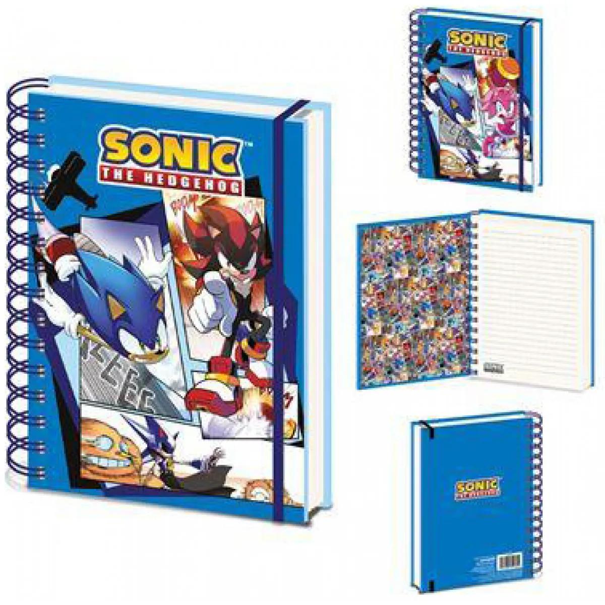 Notes A5 SONIC THE HEDGEHOG - | Knjižare Vulkan