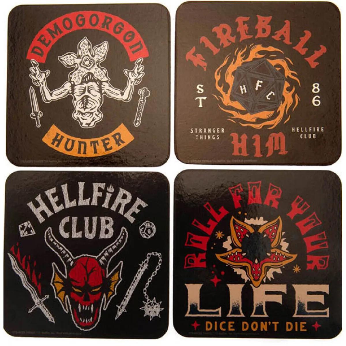 STRANGER THINGS set podmetača HELLFIRE CLUB 