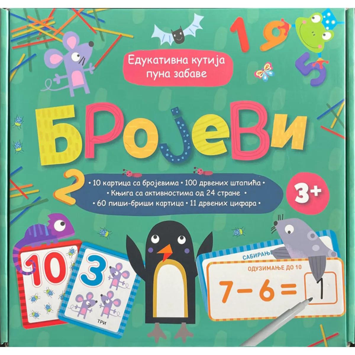 EDUKATIVNA KUTIJA PUNA ZABAVE: BROJEVI 