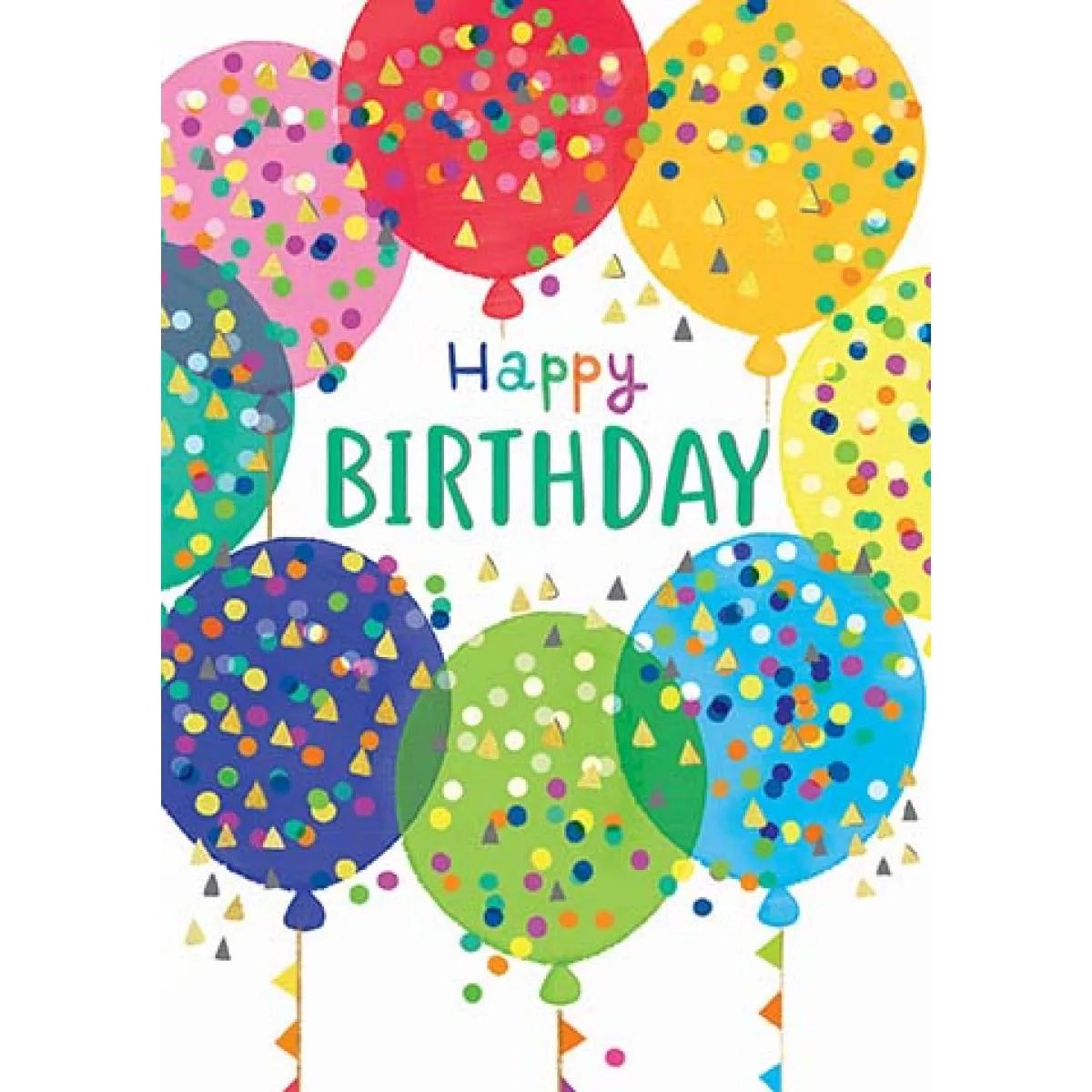 Čestitka BIRTHDAY BALLOONS 