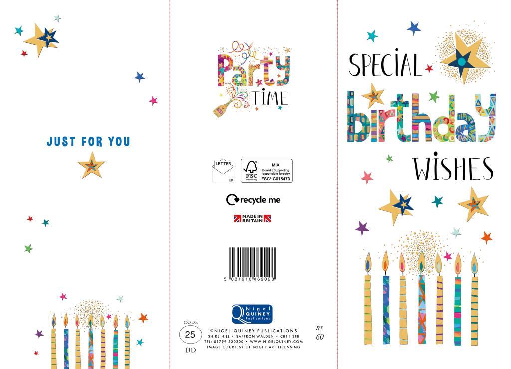 Rođendanska čestitka BIRTHDAY CANDLES 