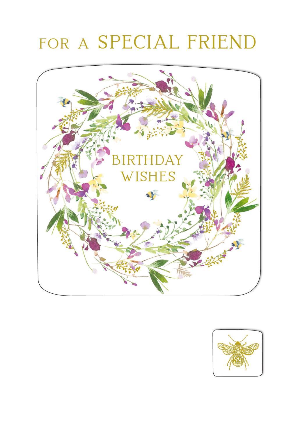 Rođendanska čestitka FLOWER CIRCLE PRESS 