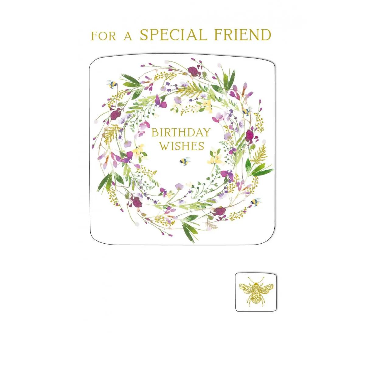 Rođendanska čestitka FLOWER CIRCLE PRESS 